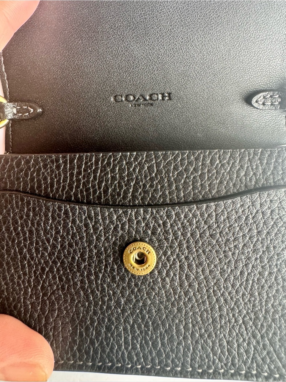Coach Essential Half Flap Card Case - Picture 6 of 8